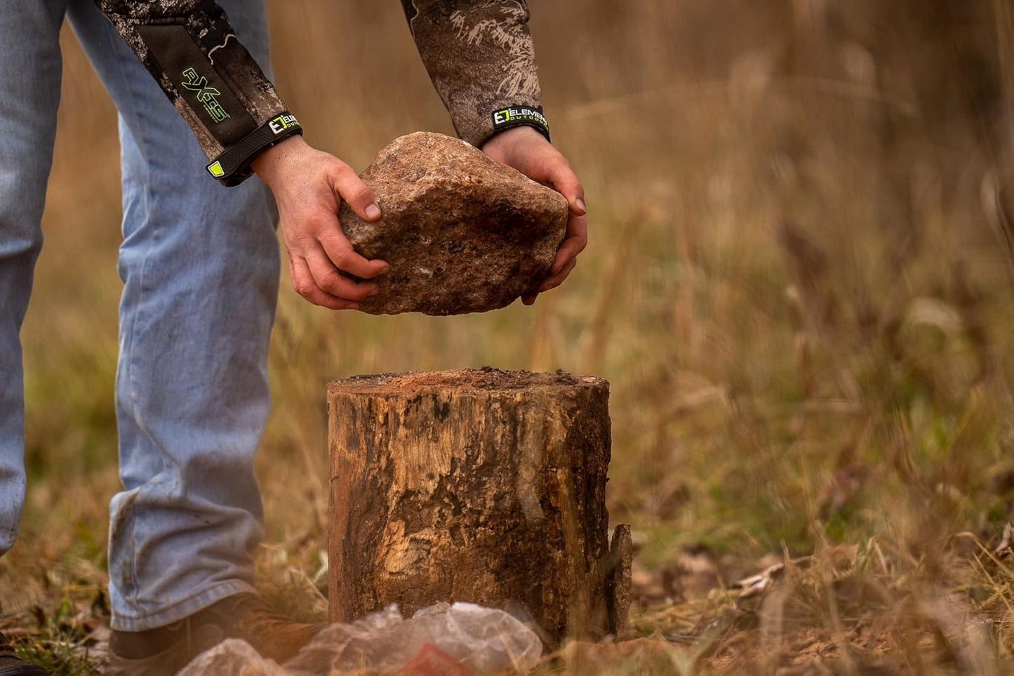 15lb Jurassic Rock Salt Lick for Deer and Wildlife - Mammoth Mineral Supplement
