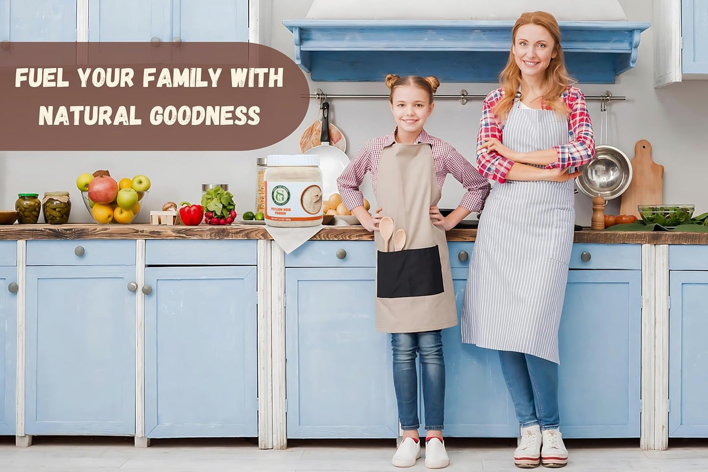 1.5lb Sownandgrown Psyllium Husk Powder for Easy Mixing & Digestive Health | Gluten Free Baking | Non-GMO & Finely Ground Fiber