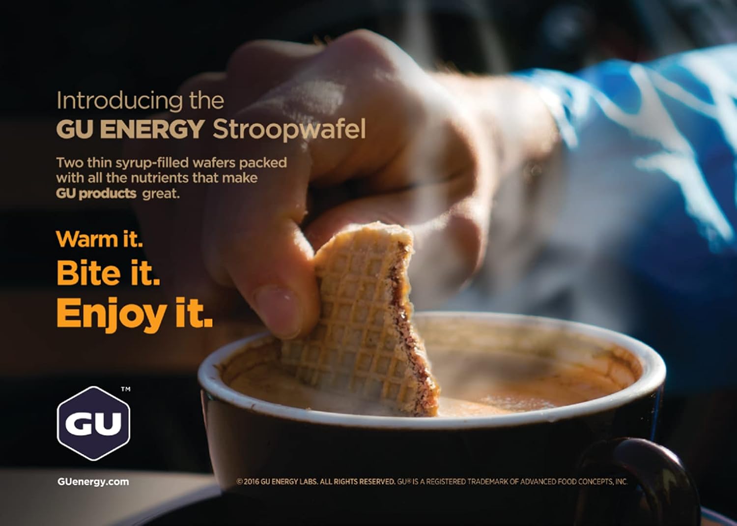 16-Count GU Energy Stroopwafel Caramel Coffee Waffles with Caffeine - Kosher Dairy - On-The-Go Nutrition for Workouts