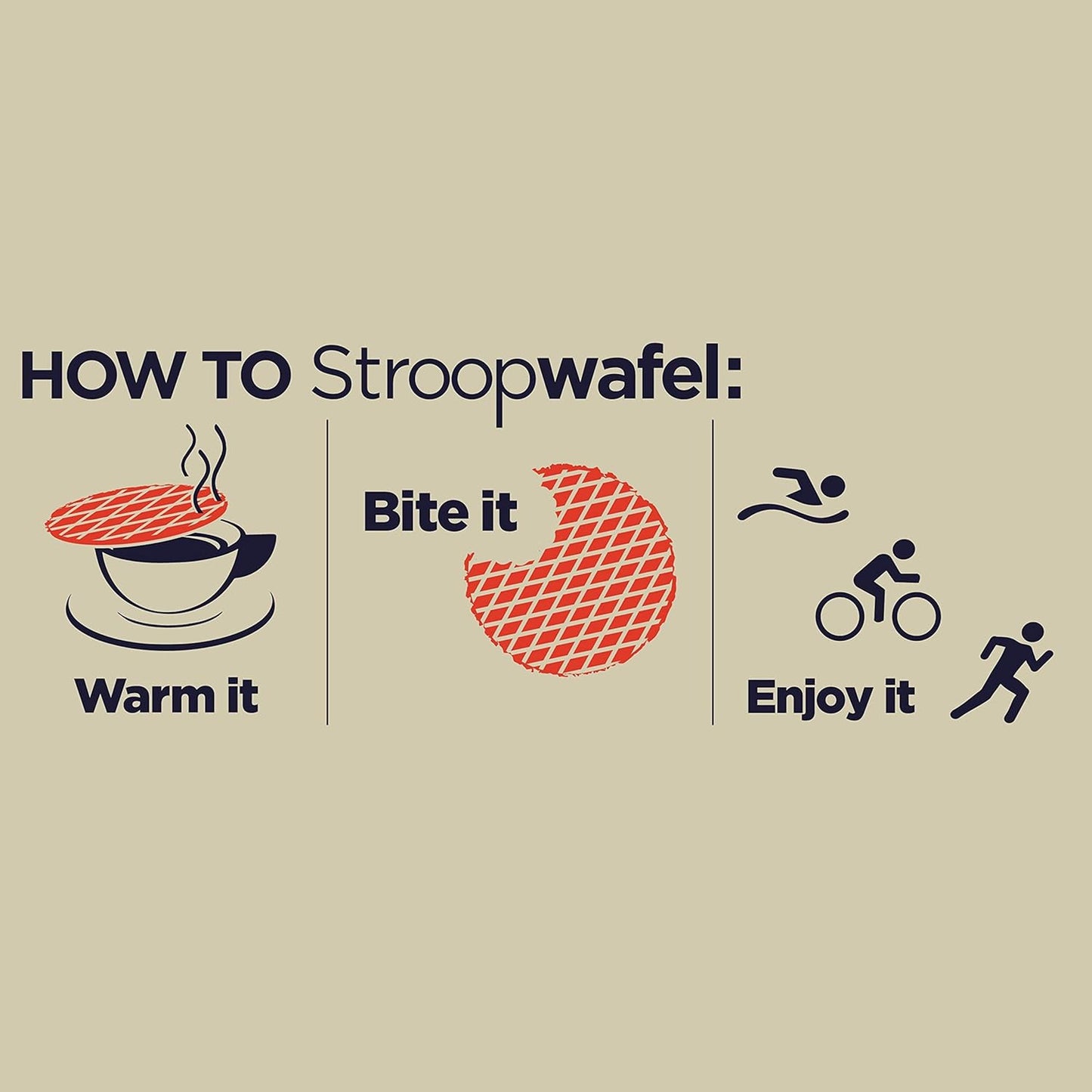 16-Count GU Energy Stroopwafel Variety Pack: Caffeinated Sports Nutrition Waffles, Kosher Dairy, On-The-Go Energy for Workouts