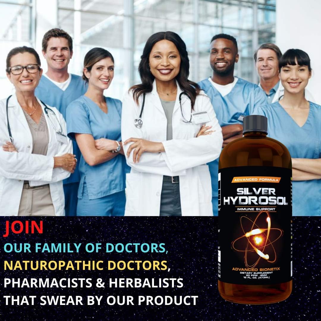 16 oz Advanced Bionetix Colloidal Silver Hydrosol - Pharmacist Recommended for a Healthy Immune System