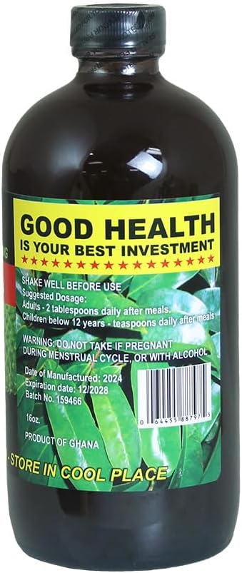 16 oz. Bottle of Soursop Bitters - Premium Quality - Large Size Bottle