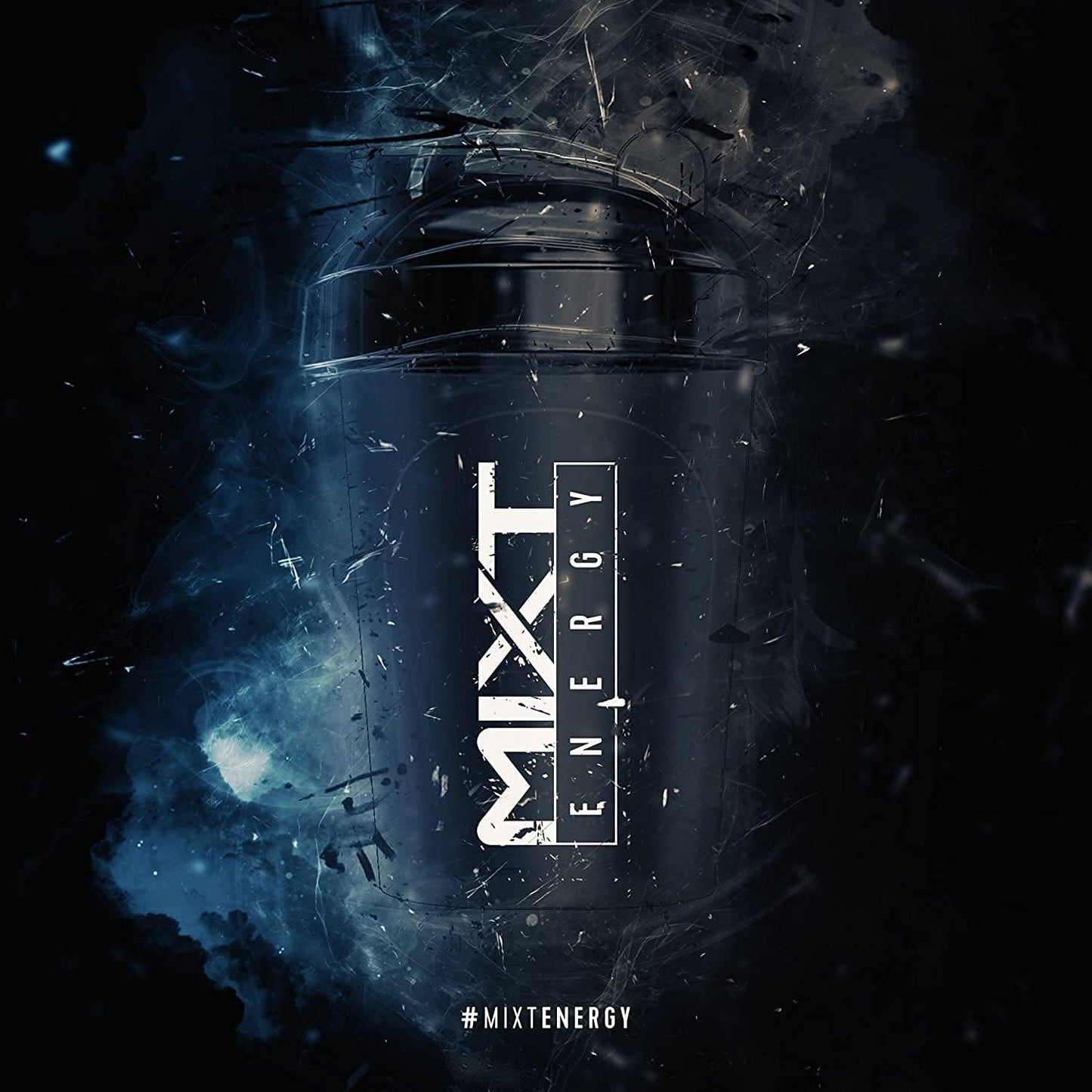 16 oz MIXT Energy Shaker Bottle with BPA-Free Lid and Mixing Technology - Game Controller Design