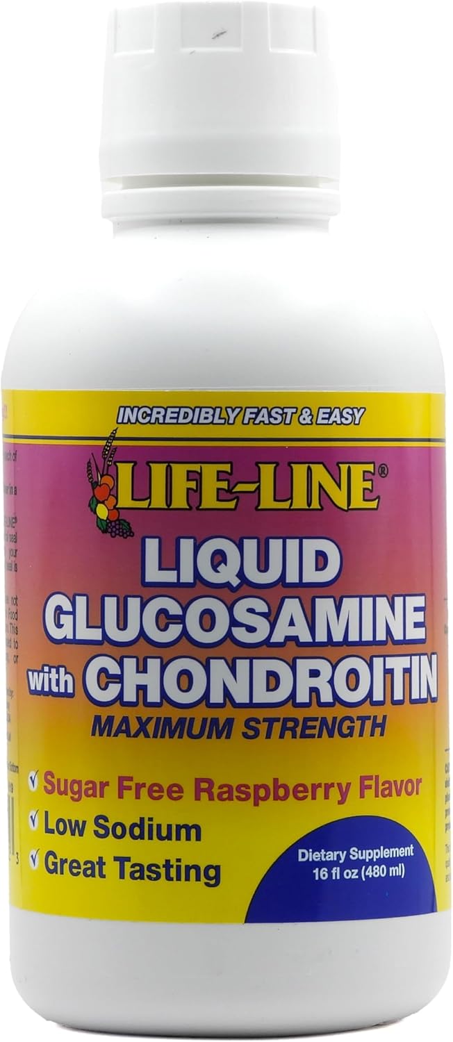 16 oz Nature's Blend Raspberry Flavored Glucosamine with Chondroitin - Maximum Strength Formula