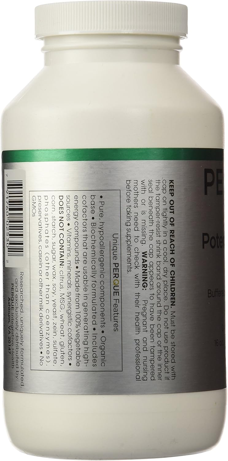 16 oz Perque Potent C Guard Powder - High-Quality Vitamin C Supplement
