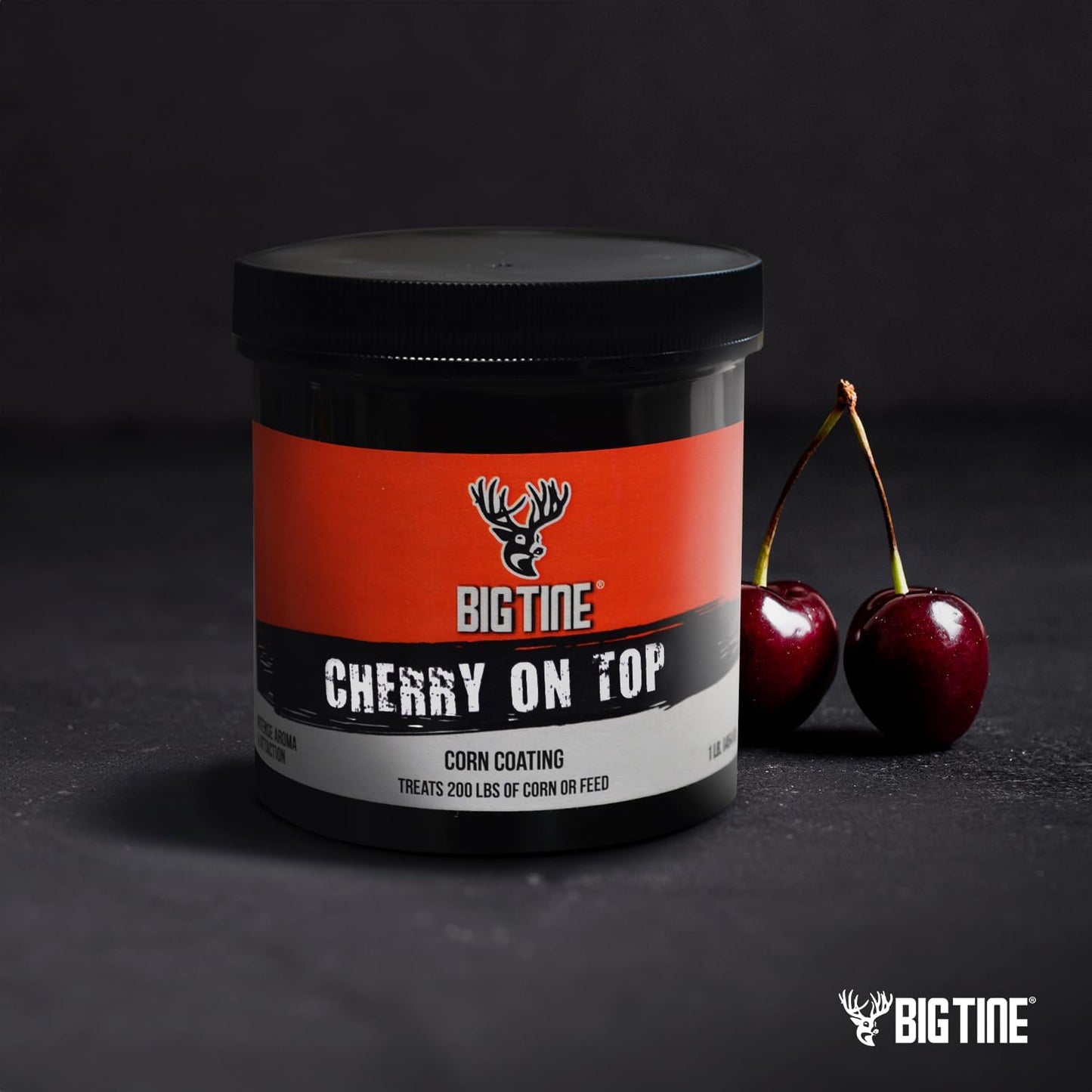 16oz Big Tine Cherry On Top Deer Corn Coating - Delicious Flavor for Deer Attractant