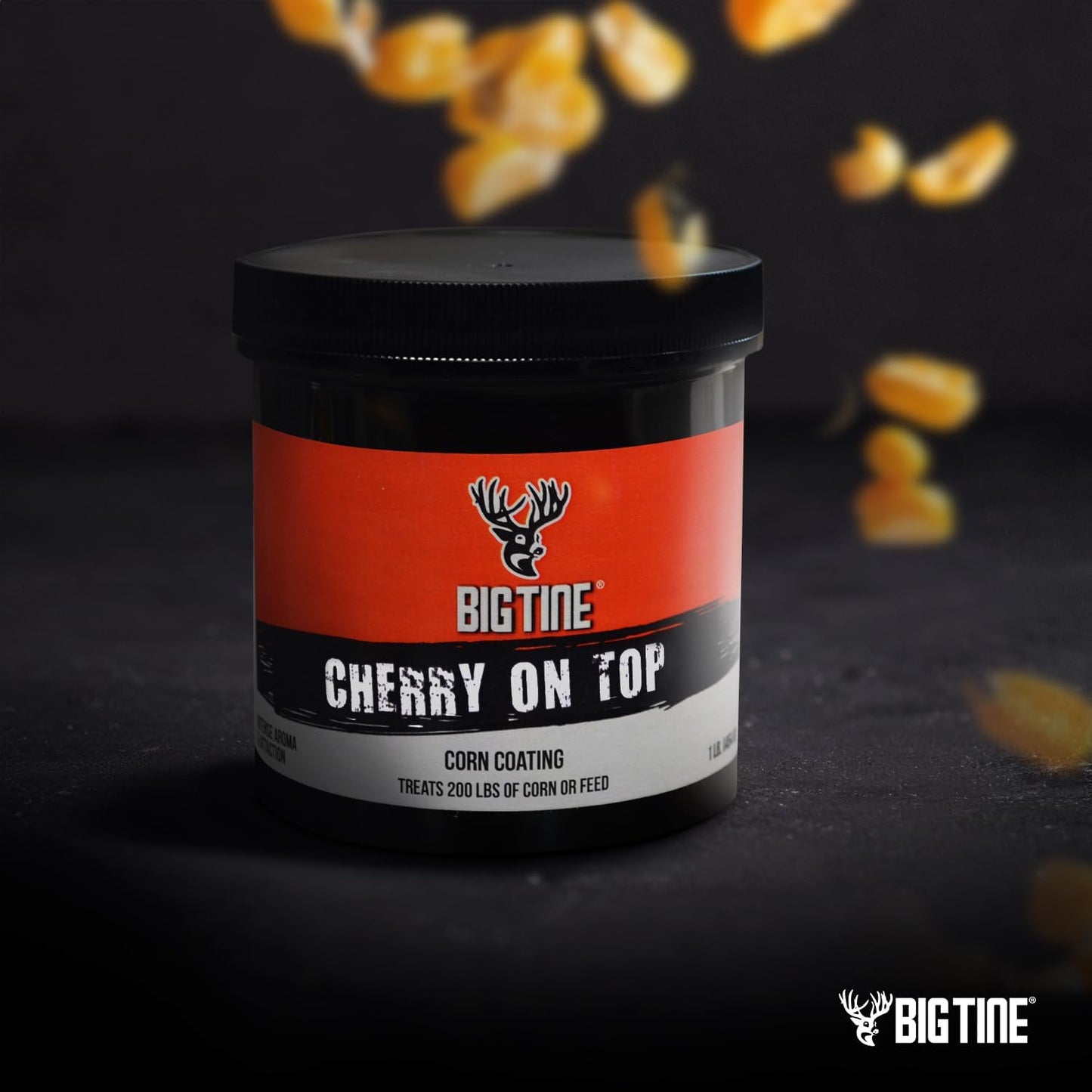16oz Big Tine Cherry On Top Deer Corn Coating - Delicious Flavor for Deer Attractant