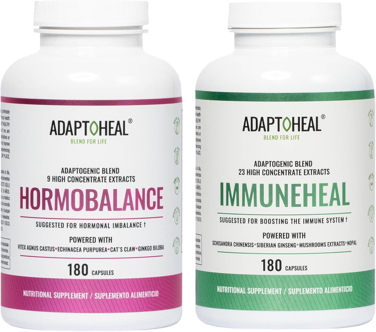 180 Capsules ADAPTOHEAL Hormone Balance and Immune Support with Adaptogens