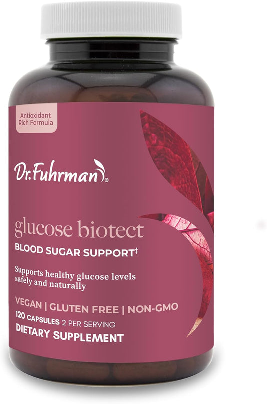 180 Capsules Dr. Fuhrman Glucose Biotect Natural Blood Sugar Support