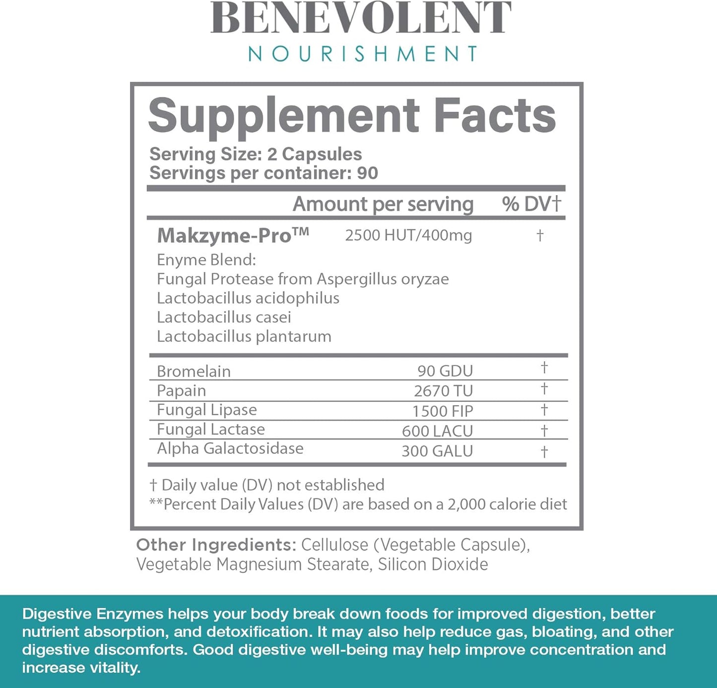 180 Capsules High Fiber Digestive Enzymes Supplement with Probiotics and Natural Extracts for Healthy Digestion and Bloating Reduction