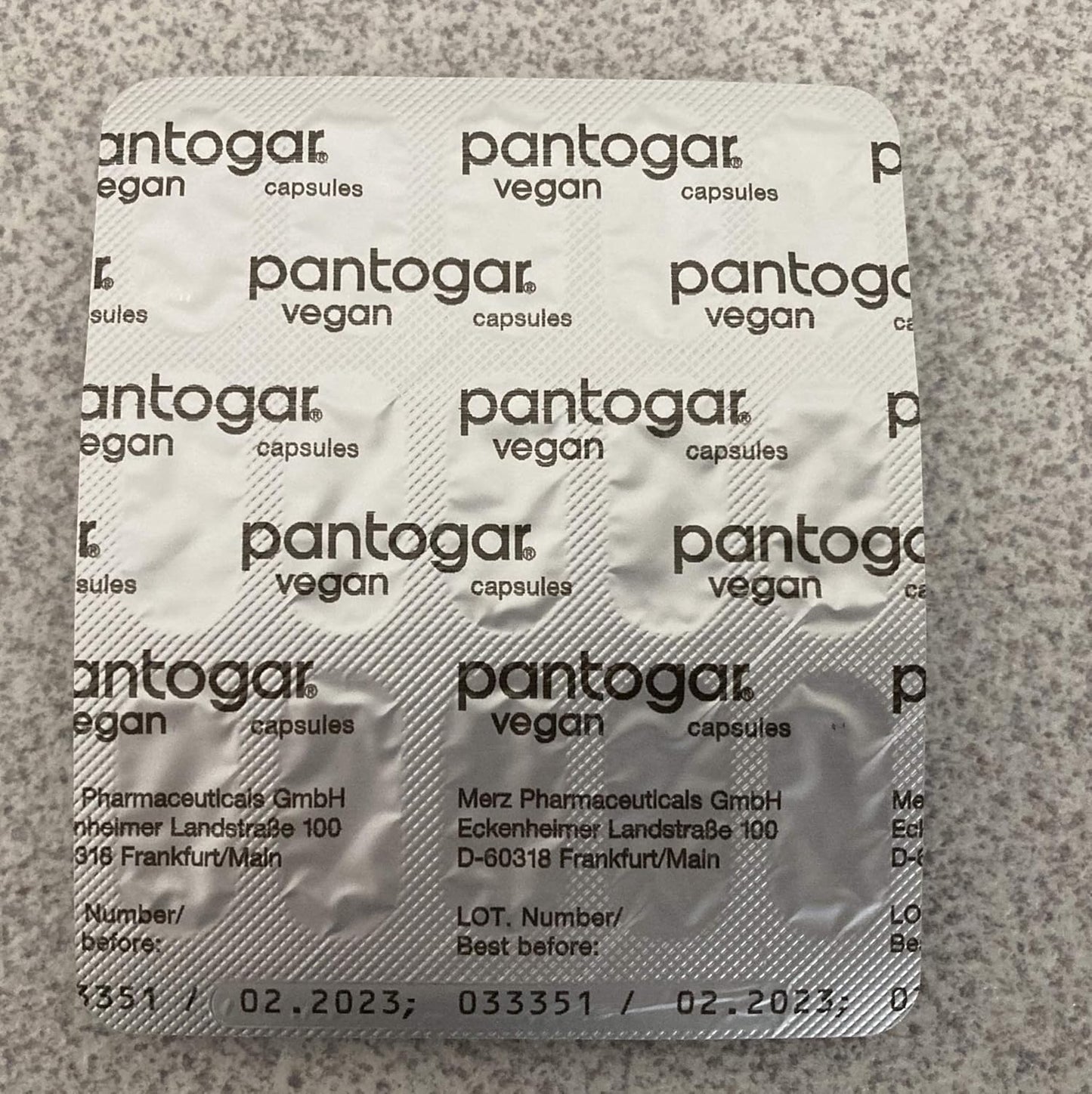 180 Capsules of Pantogar Hair Growth Supplement Made in Germany - Pack of 2 Boxes