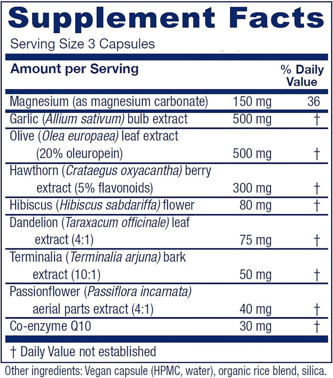 180 Capsules of Vitanica VasoBlend for Cardiovascular Support - Vegan/Vegetarian Formula