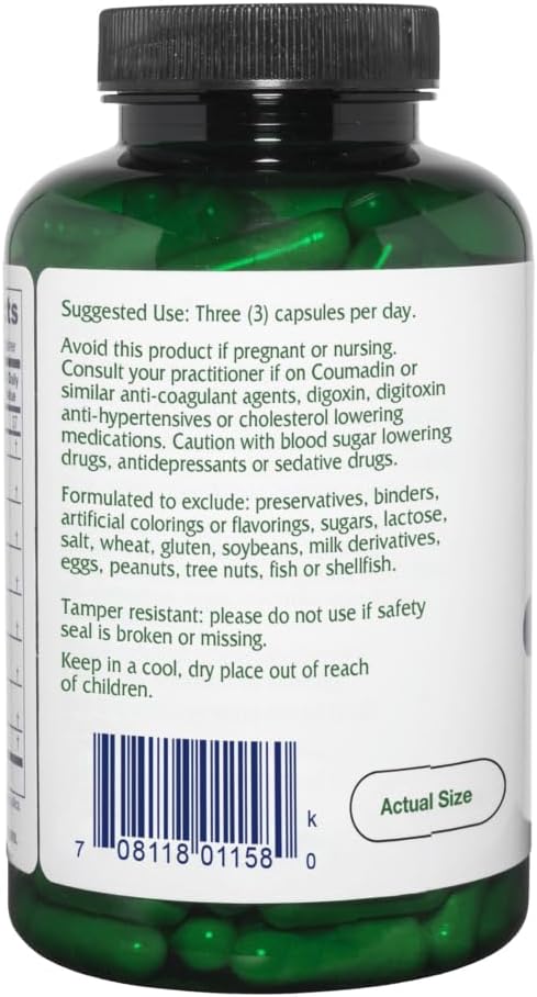 180 Capsules of Vitanica VasoBlend for Cardiovascular Support - Vegan/Vegetarian Formula