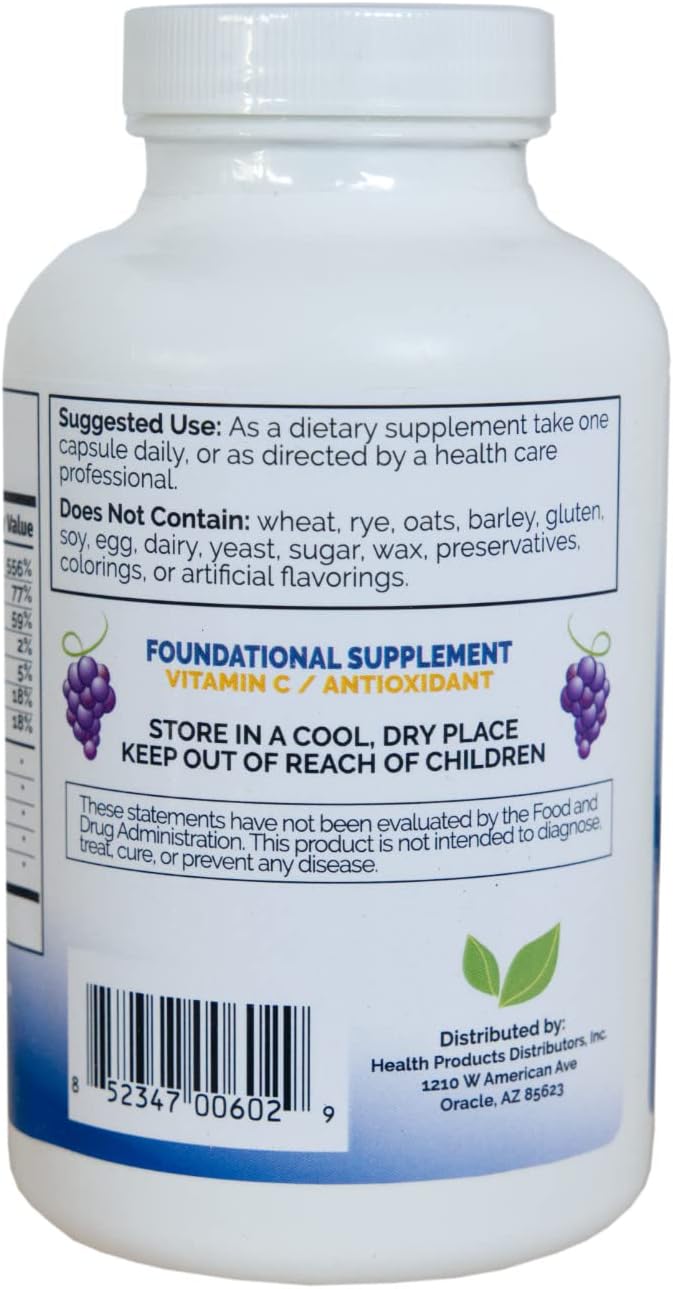 180 Capsules PDI Health Products Distributors Pro-C: Potent Nrf2 Activator & Vitamin C Antioxidant Supplement for Enhanced Free-Radical Protection