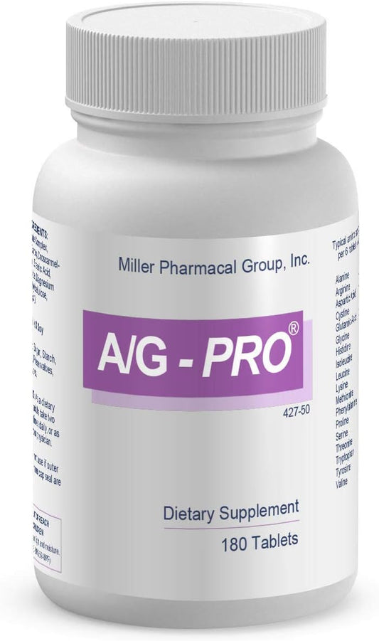 180 Count Miller Pharmacal A/G Pro Tablets for Advanced Health Support
