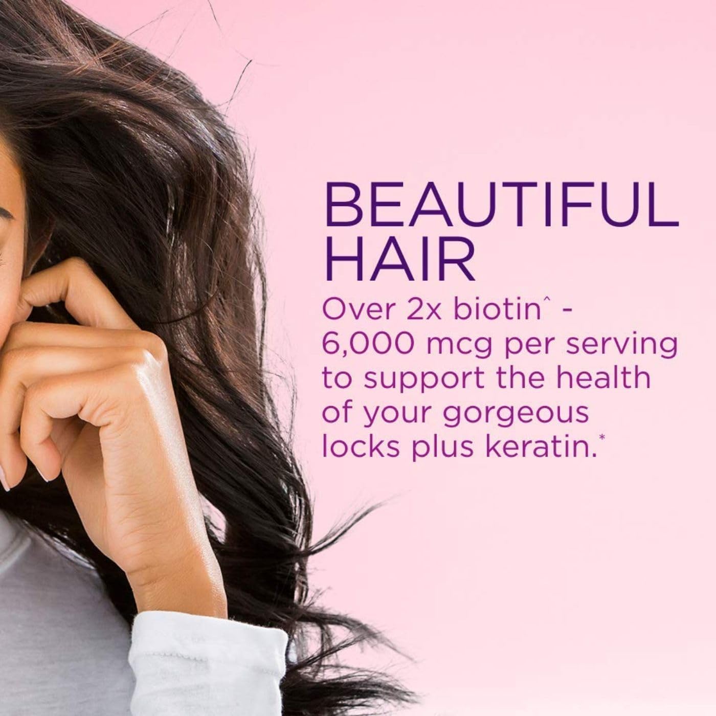 180 Count Nature's Bounty Optimal Solutions Advanced Hair, Skin & Nails Jelly Beans - Mixed Fruit Flavor with Biotin - BoostGo Australia