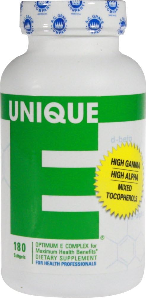 180 Count Unique E Mixed Tocopherols for Comprehensive Antioxidant Support
