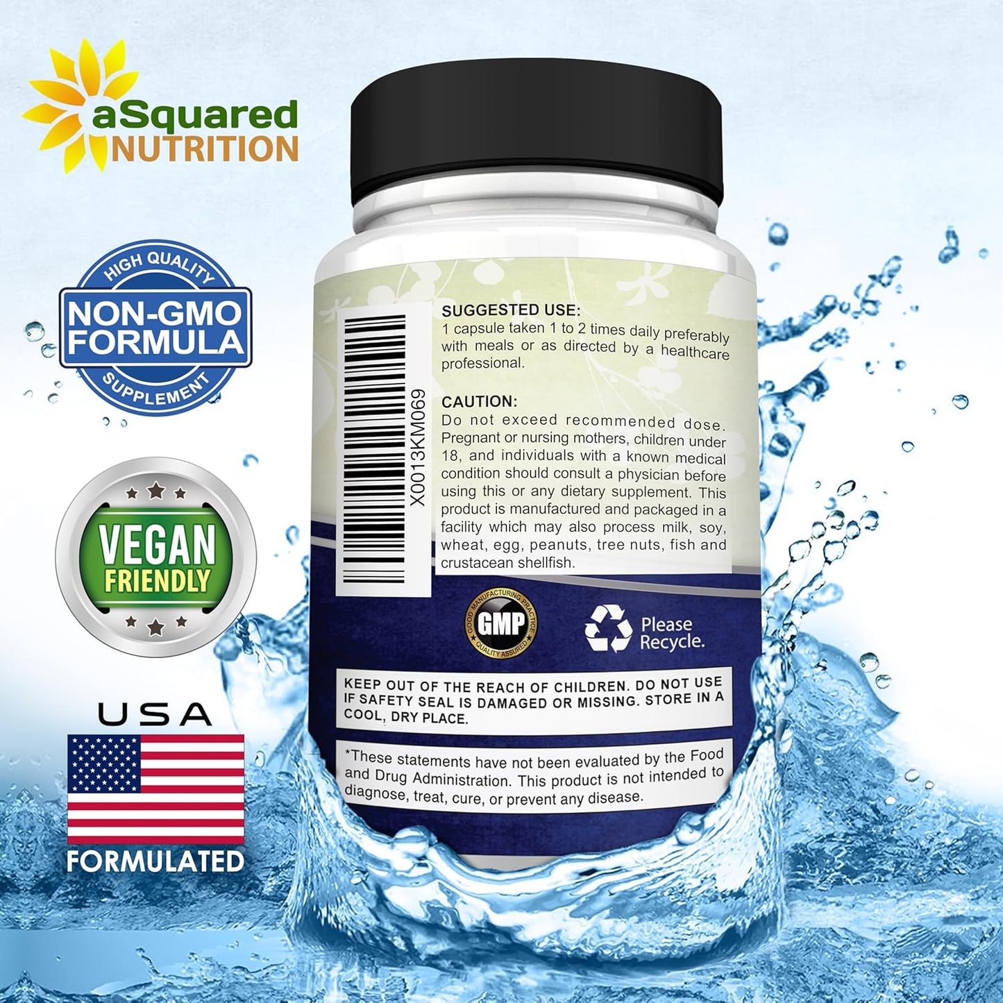 180 High Absorption Magnesium Citrate & Oxide Capsules - 500mg, USA Formulated & Third-Party Tested - 180 Day Supply