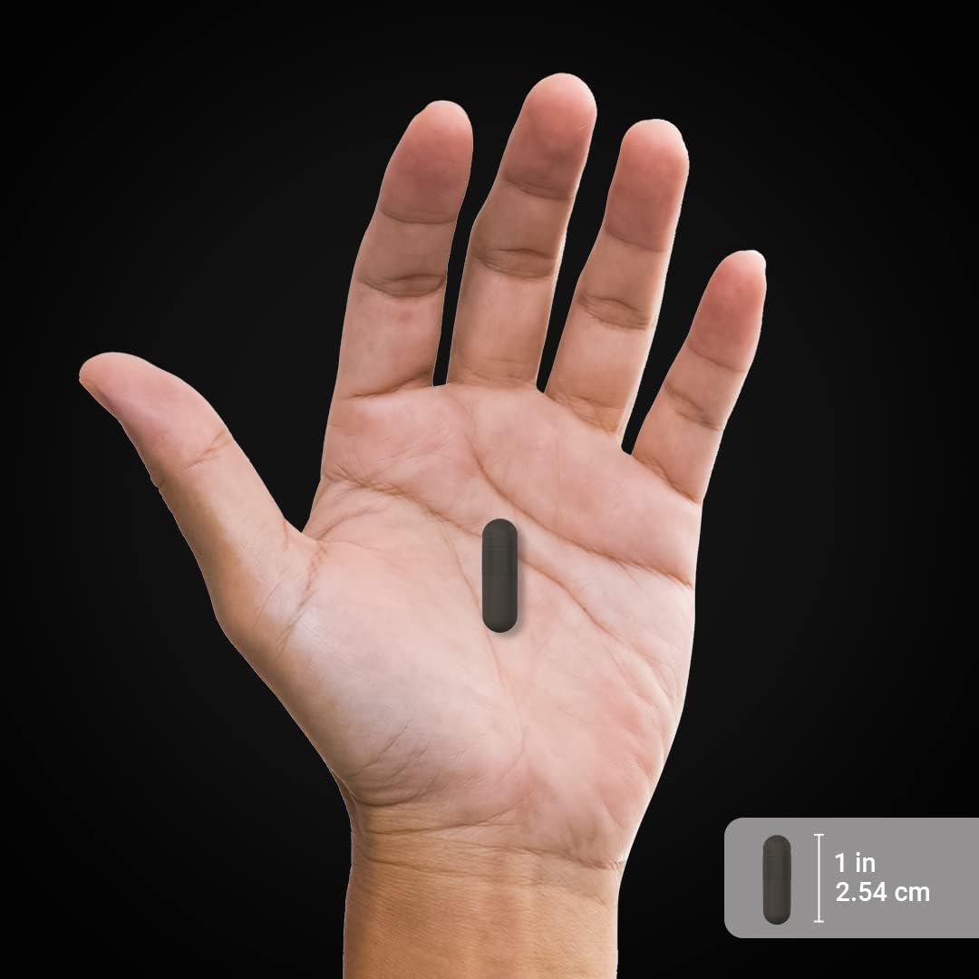 180 Non-GMO Activated Charcoal Pills 780mg from Coconut Shells - Gluten Free Supplement