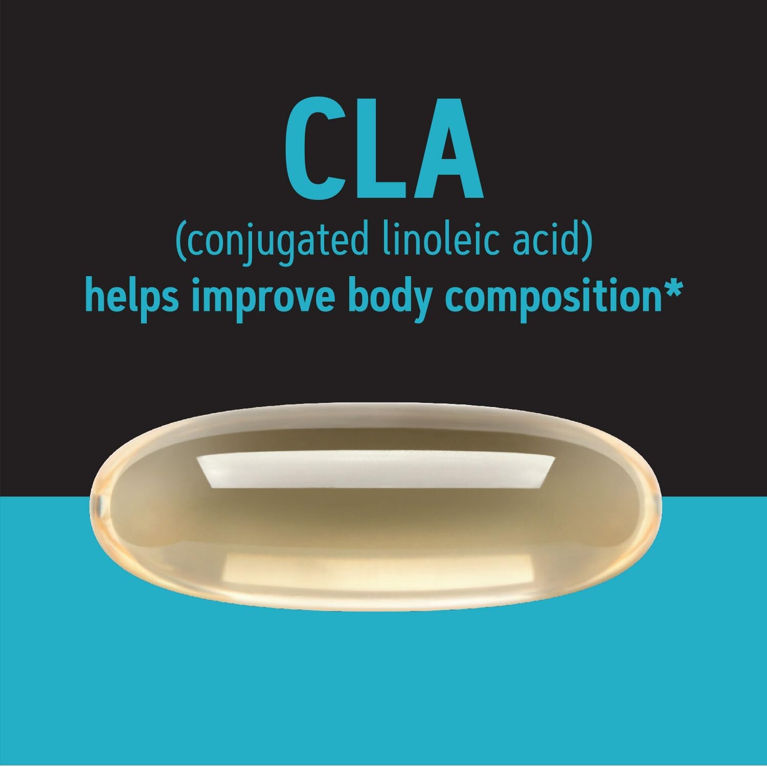 180 Softgels GNC Total Lean CLA for Improved Body Composition, Lean Muscle Tone, and Fat Metabolism - Gluten Free & Stimulant-Free Energy Booster