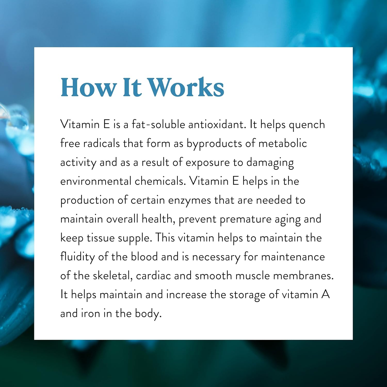 180 Softgels of Nature's Sunshine Vitamin E 100 IU - Antioxidant Supplement for Immune Support and Skin Health