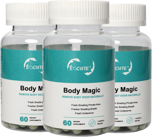 180 Vegan Body Magic Chlorophyll Capsules for Detox, Digestion, Gut Health, Skin, and More