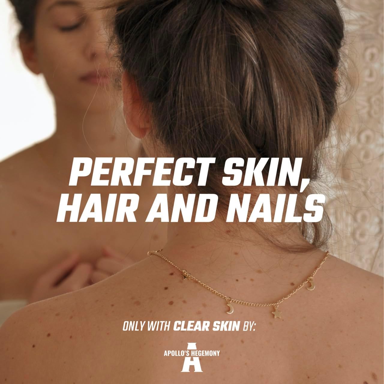 180 Vegan Capsules of APOLLO'S HEGEMONY Clear Skin with Vitamin B5 and Acetyl-L-Carnitine for Anti-Acne and Skin Health