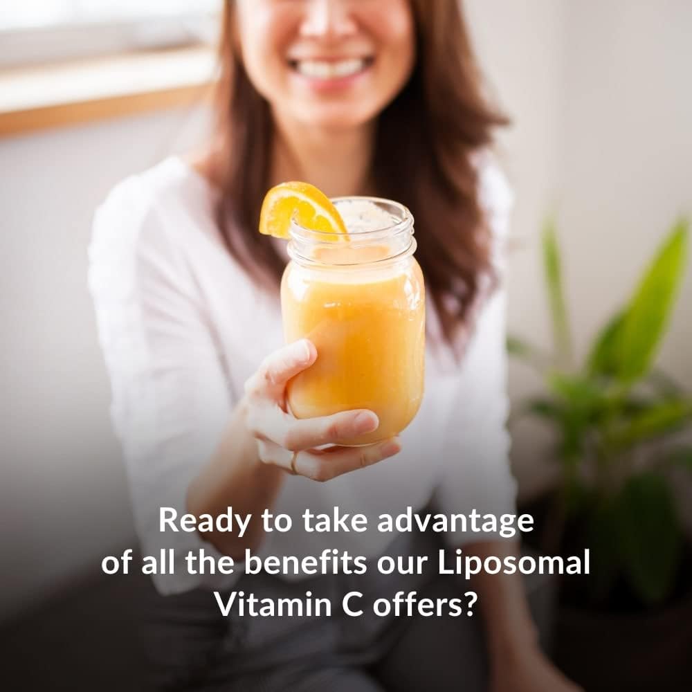 180 Veggie Capsules of Intelligent Labs Liposomal Vitamin C 1000mg with MCT Oil - Energy & Immune Support, Antioxidant Supplement