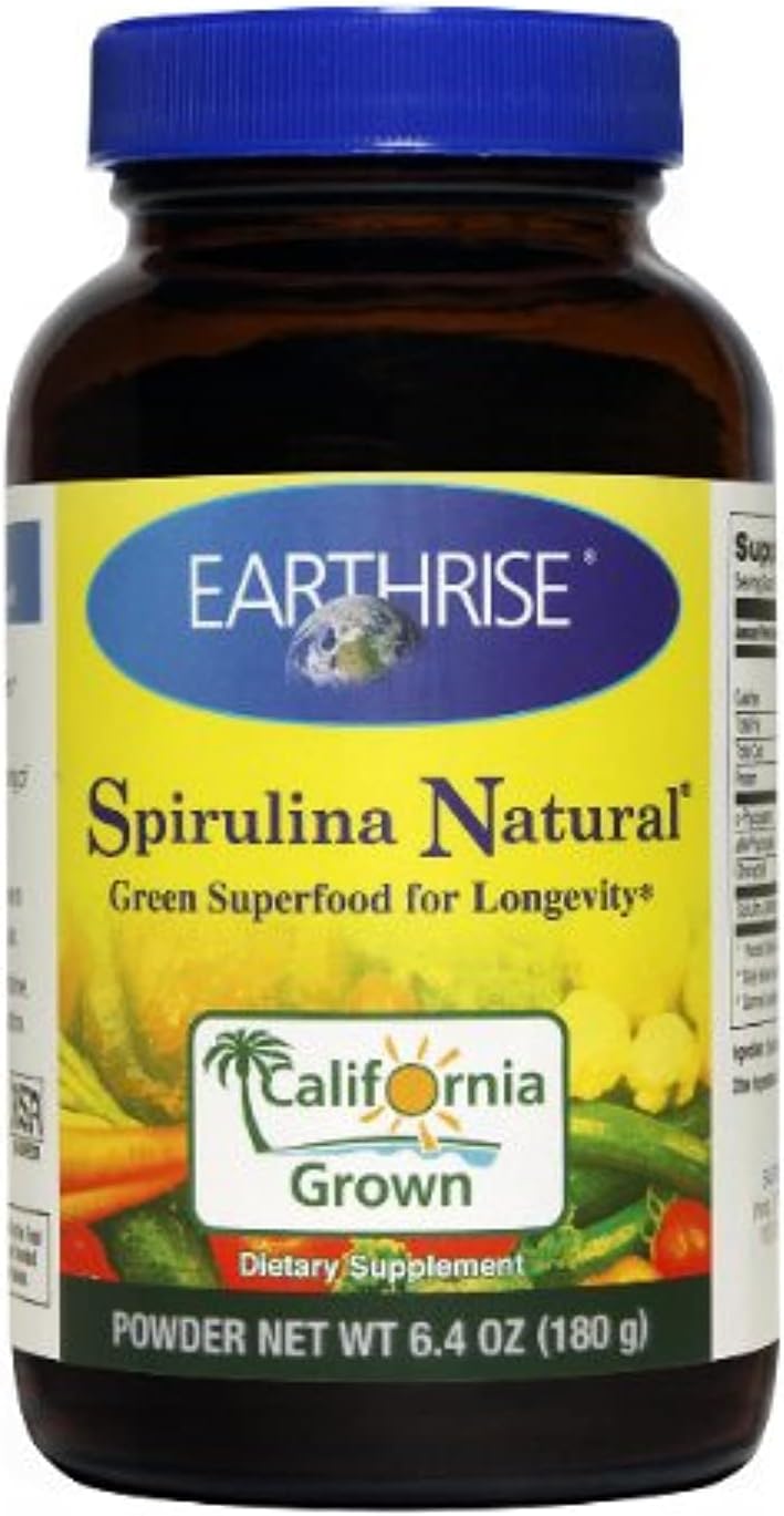180g Earthrise Spirulina Powder - Natural Superfood Supplement