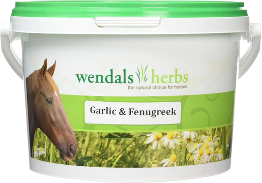 1kg Wendals Garlic and Fenugreek Supplement for Horses and Livestock