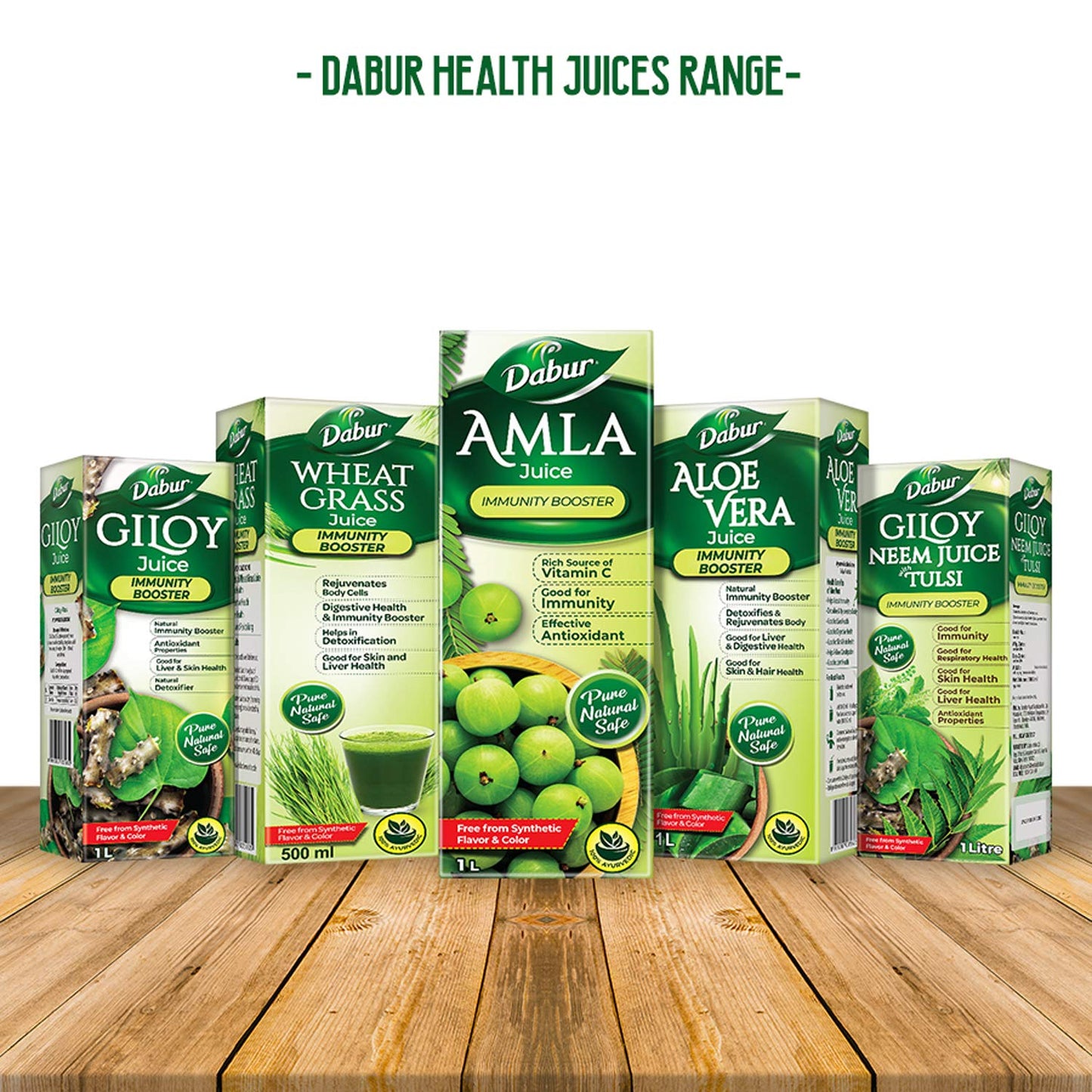 1L Dabur Giloy Juice: Natural Antioxidant-Infused Immunity Booster