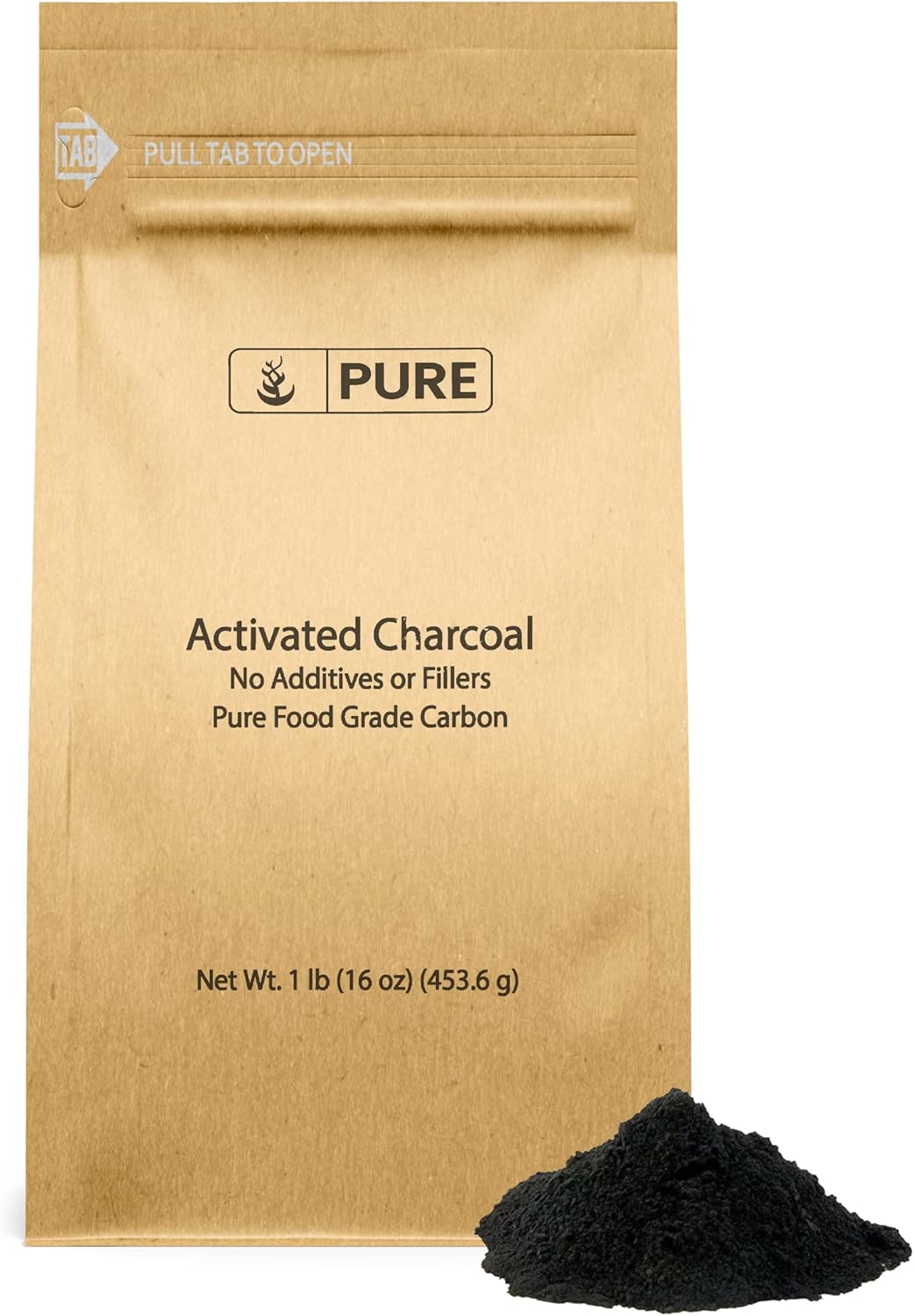 1lb Activated Charcoal Powder - Pure Vegan Non-GMO Activated Carbon