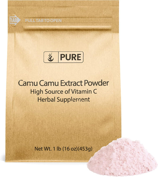 1lb Camu Camu Powder - Pure Brazilian Superfood with Lab-Verified Vitamin C, Non-GMO