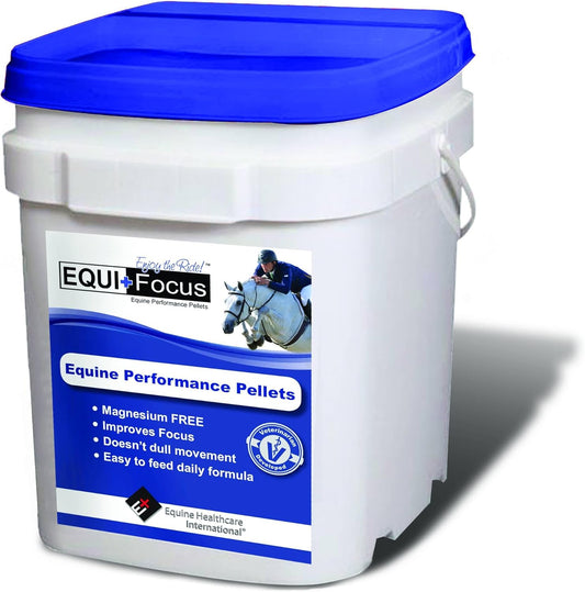 1lb Equi Calm EHI Equi+Focus Pellets for Horse Stress Relief & Focus Support