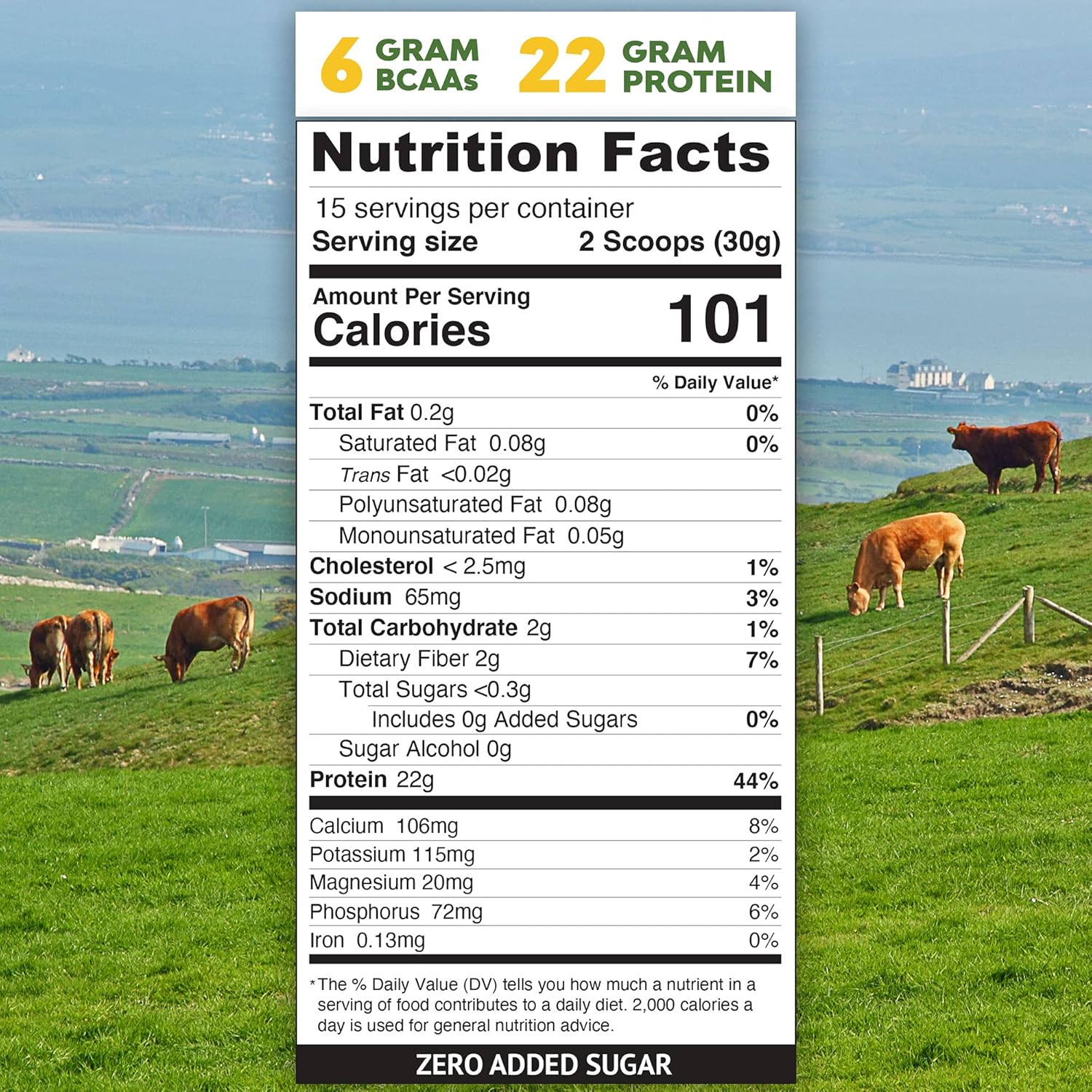 1lb MariGold Grass-fed Whey Protein Isolate Powder - Creamy Vanilla, 100% Pure, Cold-Processed, Non-GMO - Soy, Gluten, Lactose Free