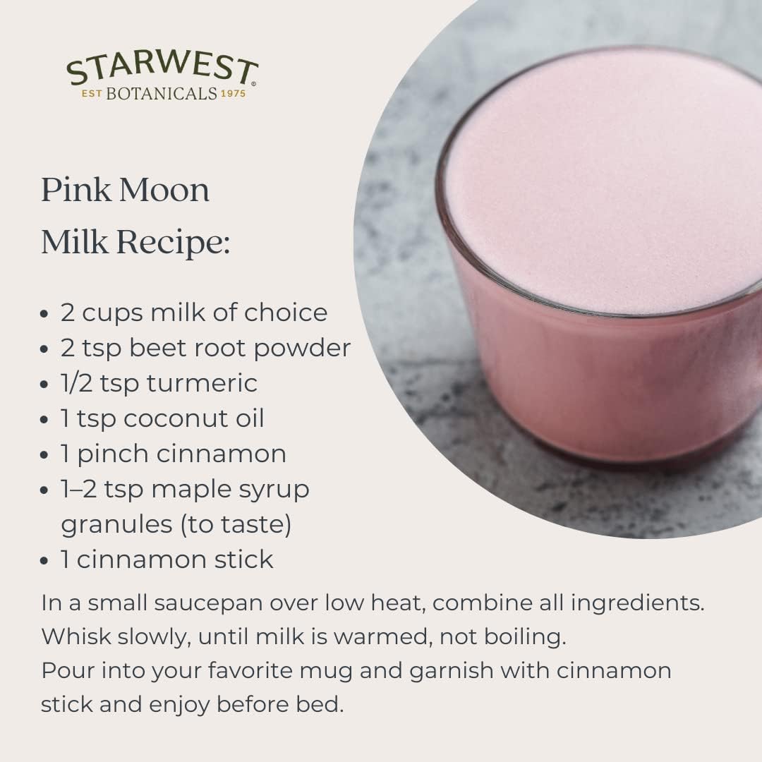 1lb Organic Beet Root Powder - USDA Certified by Starwest Botanicals