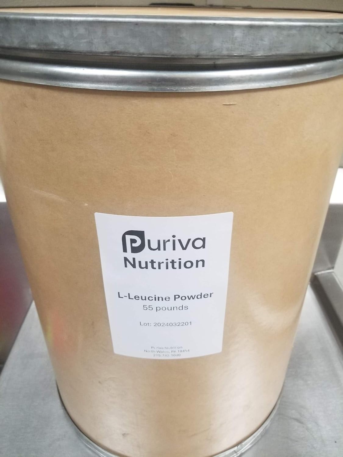 1lb Puriva Nutrition L-Leucine Powder: Pure Amino Acid Supplement for Muscle Growth & Recovery