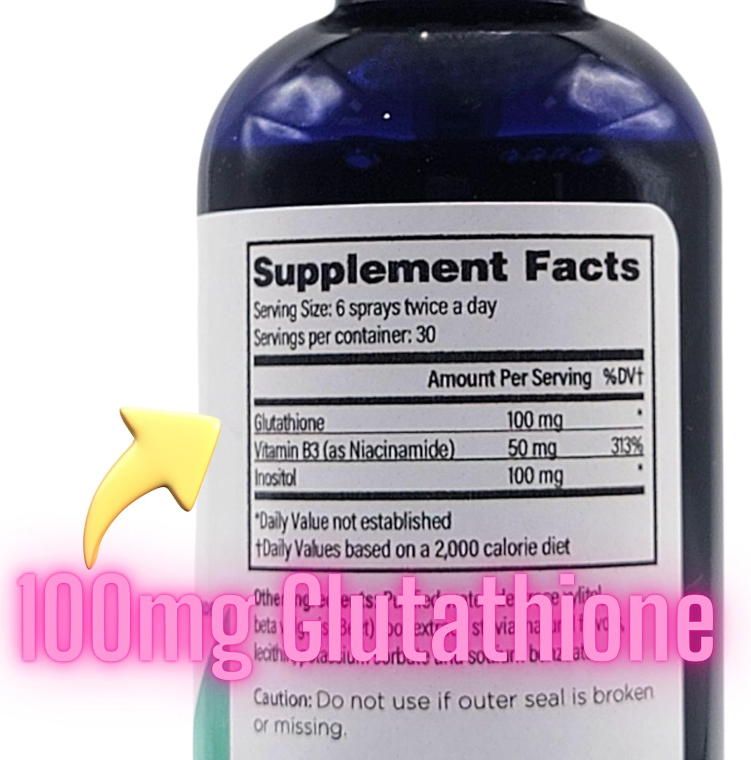 2 fl oz Legere Pharmaceuticals Glutathione Sublingual Liquid Spray