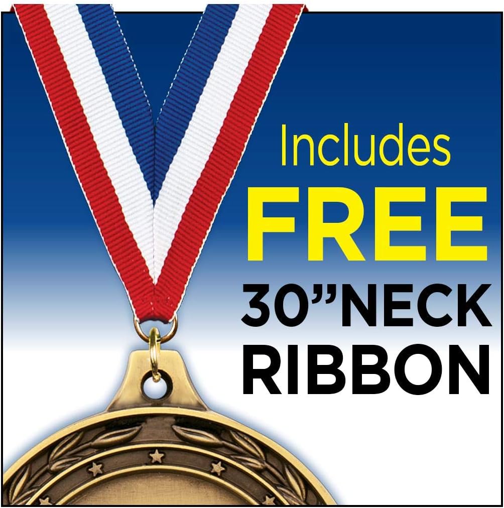 2" Gold 26.2 Marathon Race Medal Award with Free Custom Engraving - Crown Awards