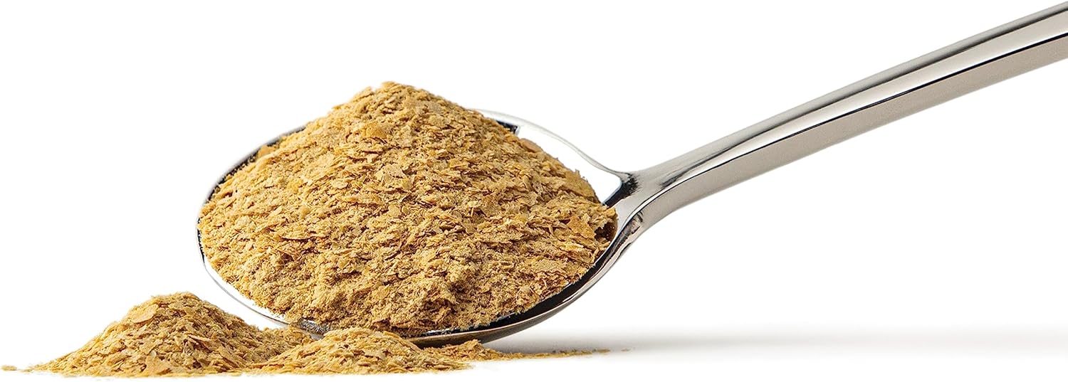 2 lbs Non-Fortified Premium Nutritional Yeast Flakes: Vegan Cheese Powder Seasoning by Foods Alive