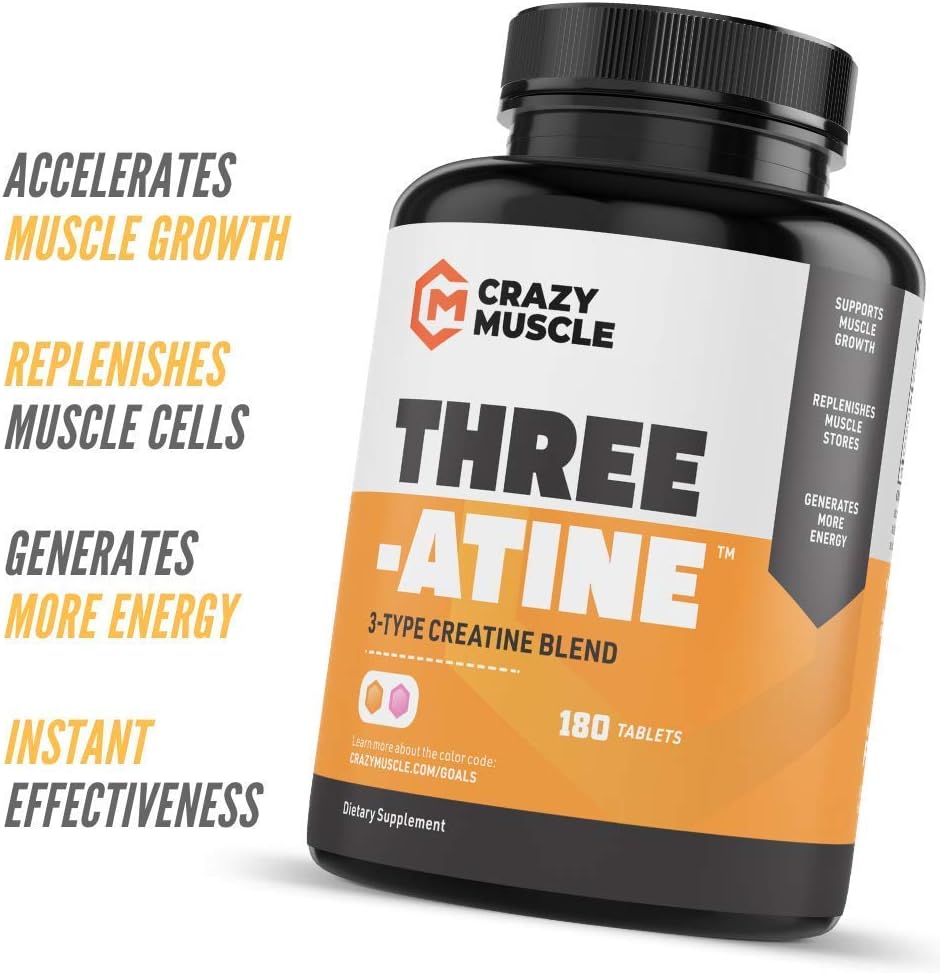 2-Month Supply of BCAA, Creatine, and Test 1 Boost for Muscle Growth