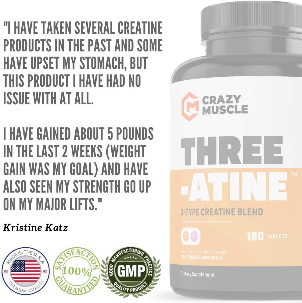 2-Month Supply of BCAA, Creatine, and Test 1 Boost for Muscle Growth