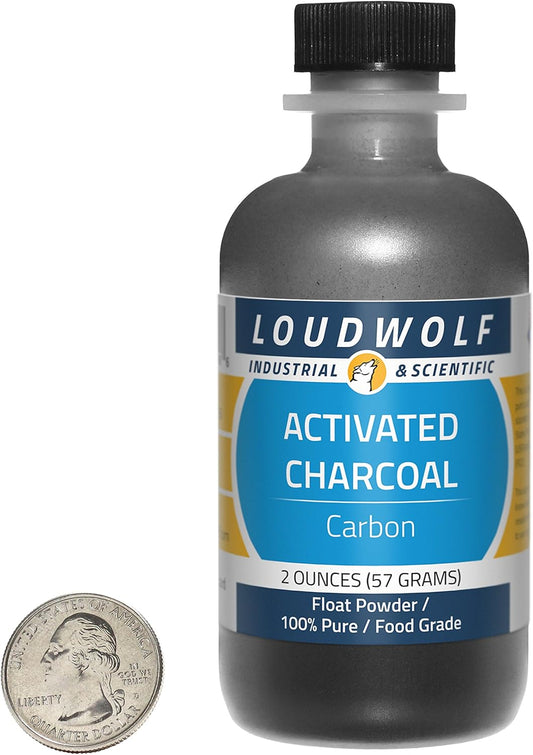 2 oz 100% Pure Food Grade Activated Charcoal Powder - Fast Shipping from USA