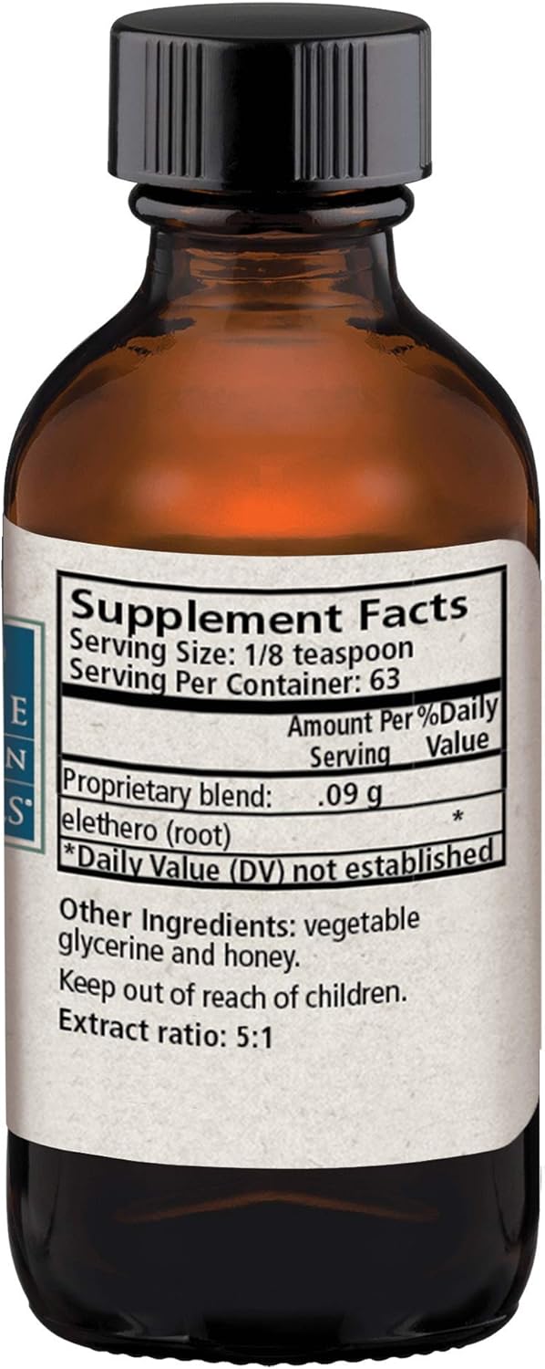 2 oz Wise Woman Herbals Eleuthero Solid Root Extract (Siberian Ginseng) - Supports Adrenal Health, Mental Endurance, Energy Levels, Balanced Mood, and Stamina - Daily Supplement