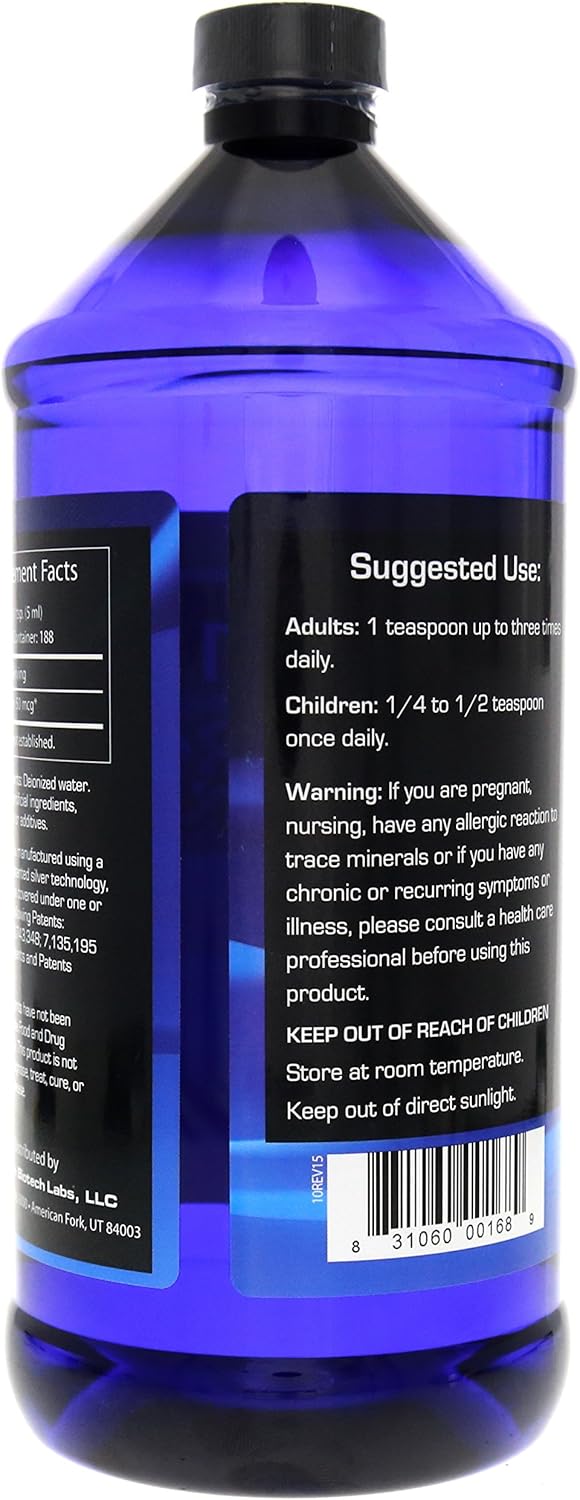 2 Pack American Biotech Labs ASAP 10 PPM Silver Sol Immune System Support - 64 Oz Total