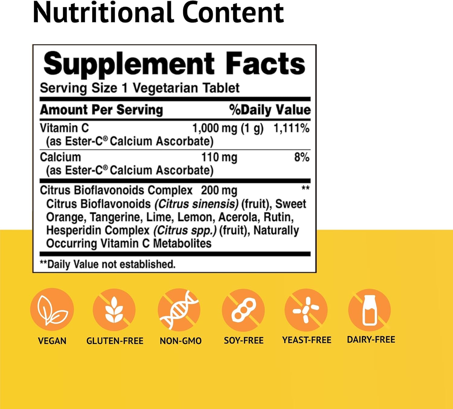 2-Pack American Health Ester-C 1000mg with Citrus Bioflavonoids - 360 Vegetarian Tablets - 24-Hour Immune Support - Non-GMO, Gluten Free