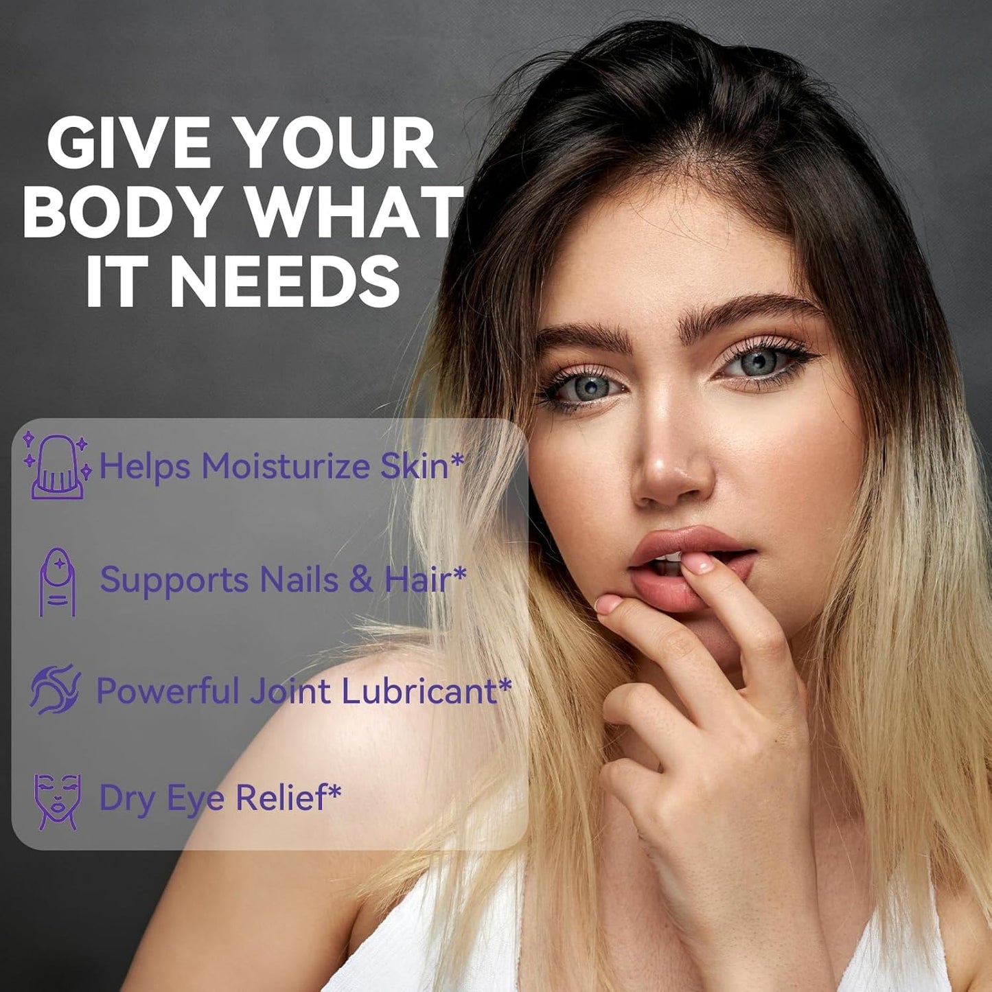 2 Pack Hyaluronic Acid Supplements - 850mg High Bioavailability Capsules for Skin, Joints, Eyes, Hair, Nails - Double Strength Hydration & Lubrication