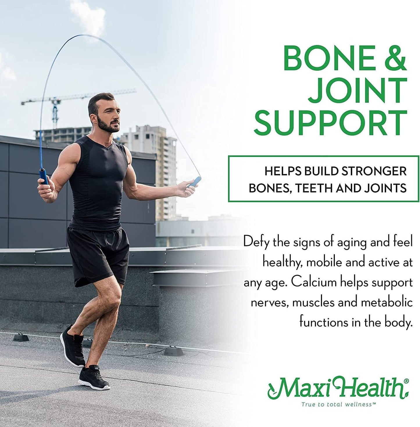 2 Pack Maxi Health Chewable Calcium Complex - 1000mg w/Vitamin D3 & Magnesium - 180 Count Chews for Bone, Teeth, and Joint Support