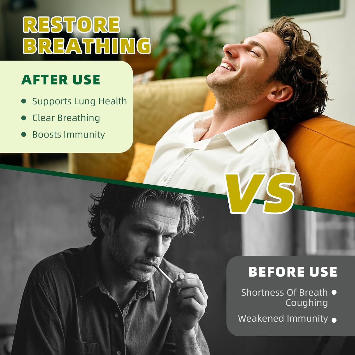 2 Pack Mullein Gummies for Lungs with Quercetin & Elderberry - Respiratory & Immune Support, Lung Cleanse, Detox - Vegan, Pineapple Flavor - 60 Gummies