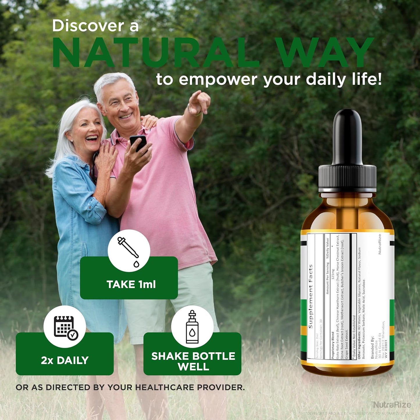 2-Pack NutraRize Sugar Detox Drops: 21-Day Challenge, All-Natural Liquid Cleanse for Beginners, Premium Blood Formula - 60 Servings